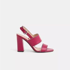 Coach Rylie Sandal in Bright Cherry